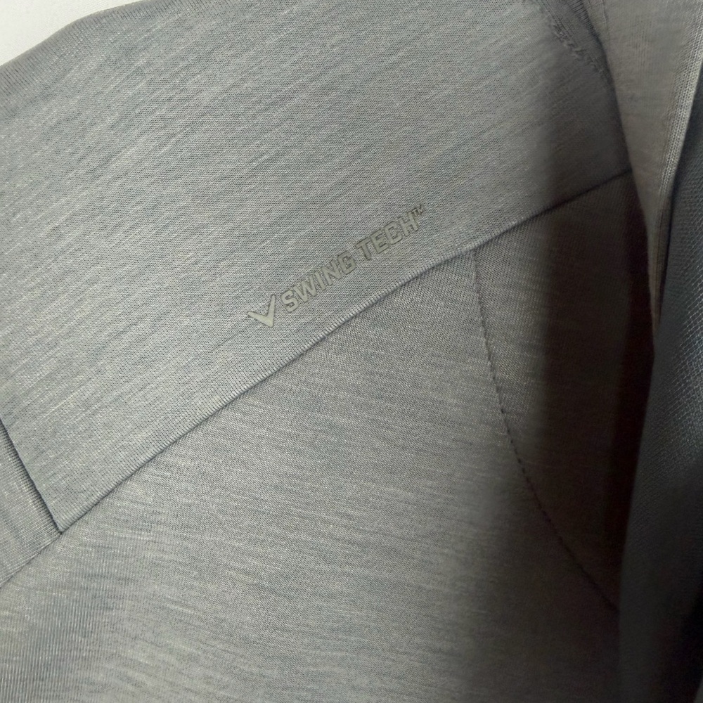Men's Callaway Golf Gray Long Sleeve Shirt - Picture 4 of 6